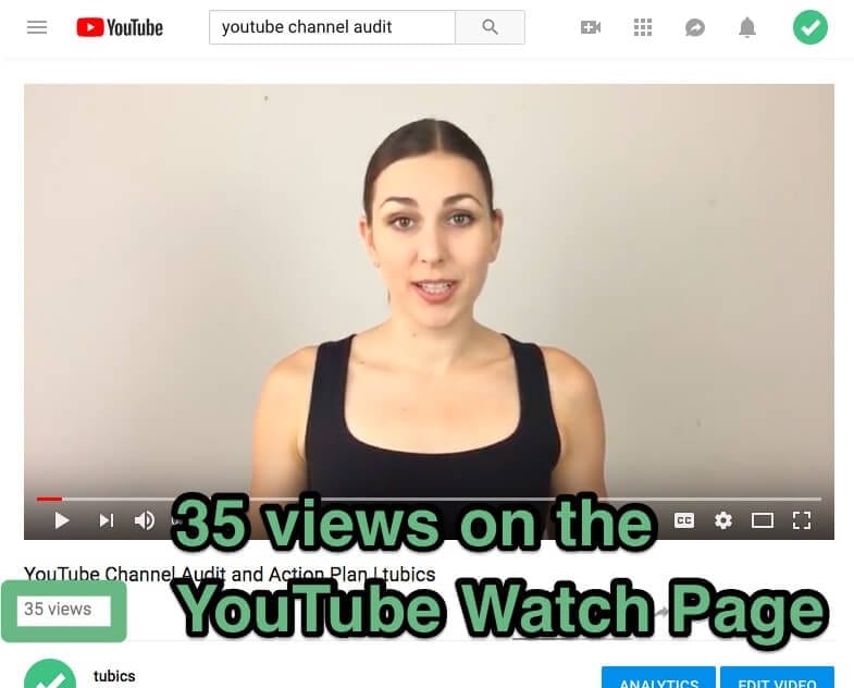 different youtube views on watch page