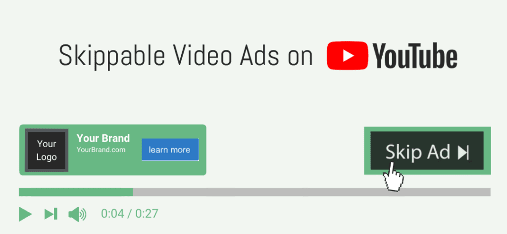 youtube skippable video ads