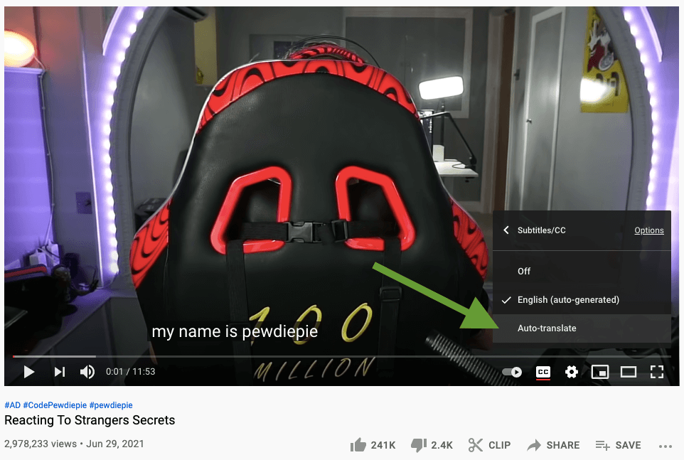 autotranslate subtitles